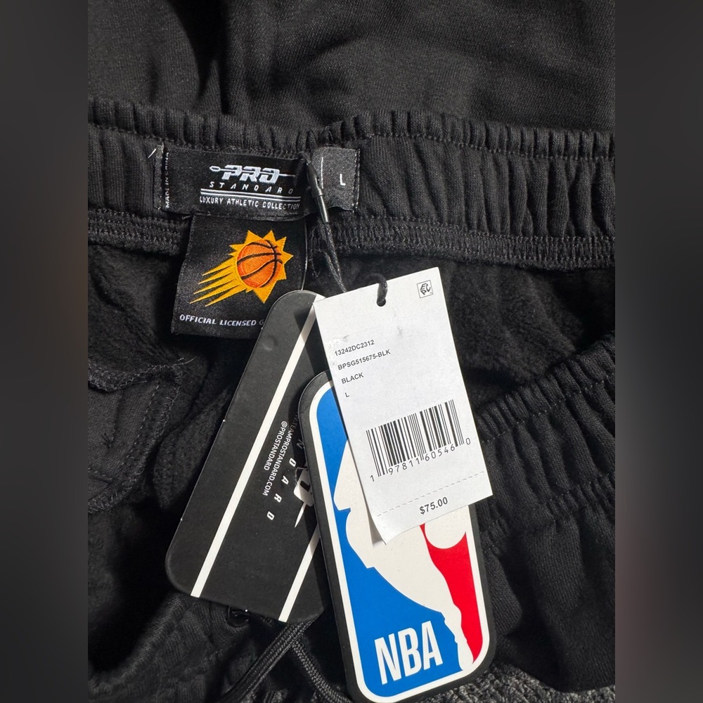 Women’s NBA Black Jogger Pants with Logo - Picture 4 of 7